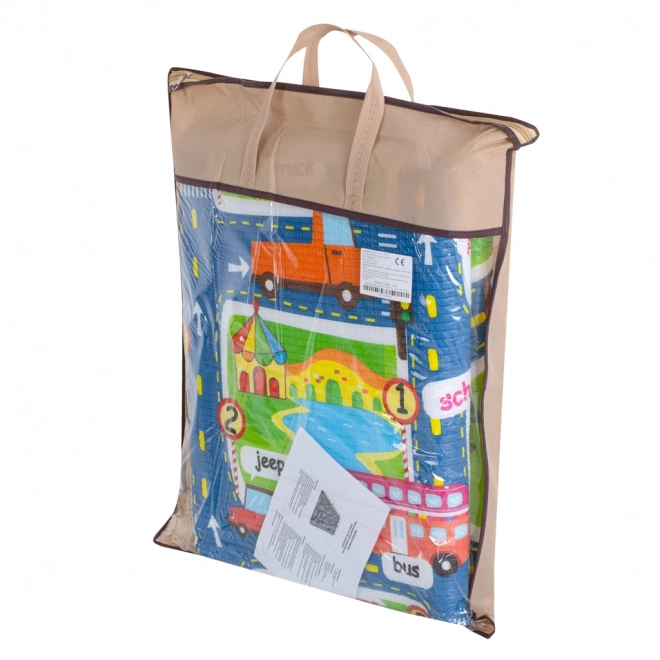 Tappeto gioco pieghevole strada 200x160 cm