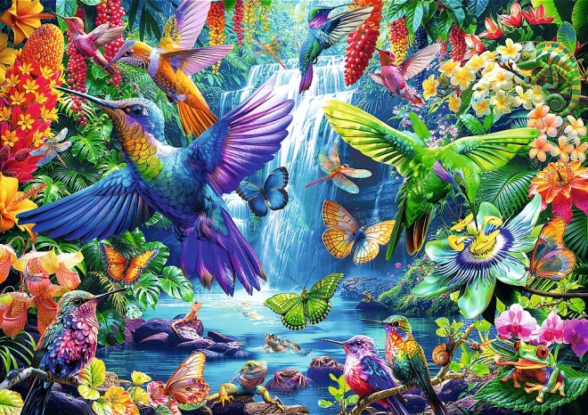 Puzzle Colibrì nei Tropici 1000 Pezzi