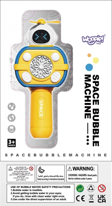 Macchina Bolle di Sapone Astronauta Gialla