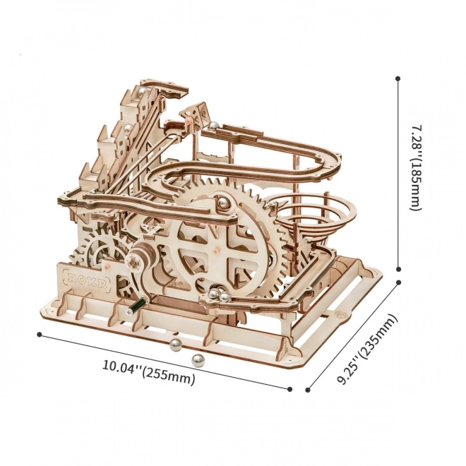 Rokr Puzzle 3D in Legno Pista per Biglie Parkour