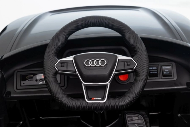 Auto elettrico per bambini Audi RS e-tron GT nero