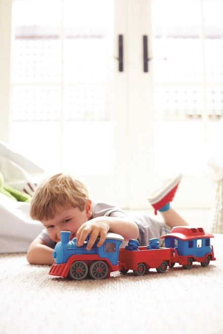Gioco creativo con orsetti capotreno
