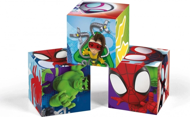 Clementoni play for future cubi con immagini spidey e i suoi amici straordinari, 12 cubi