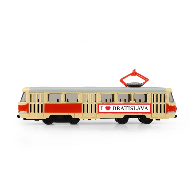 Tram retro in metallo 16 cm Bratislava