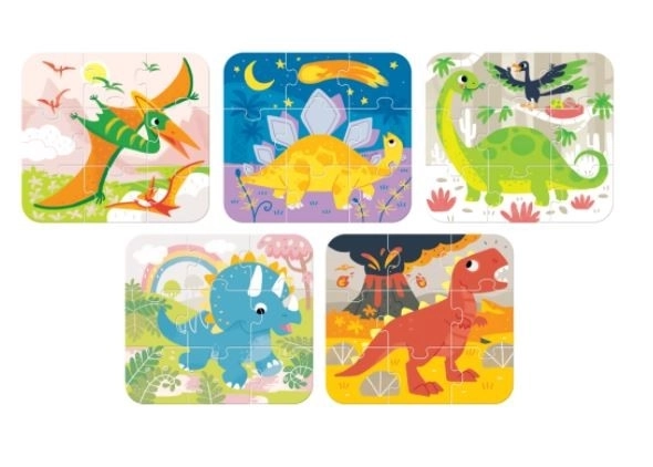 Puzzle Imparo con Dinosauri