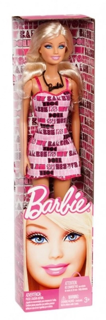 Barbie in abito con stampa a cuori