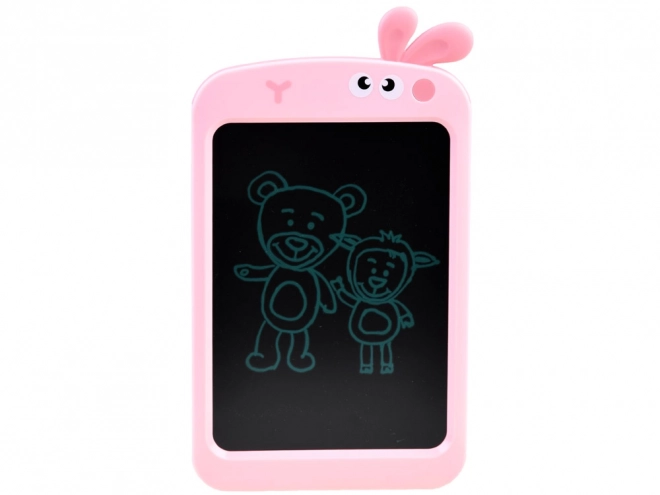 Tablet da disegno LCD per bambini con penna – rosa