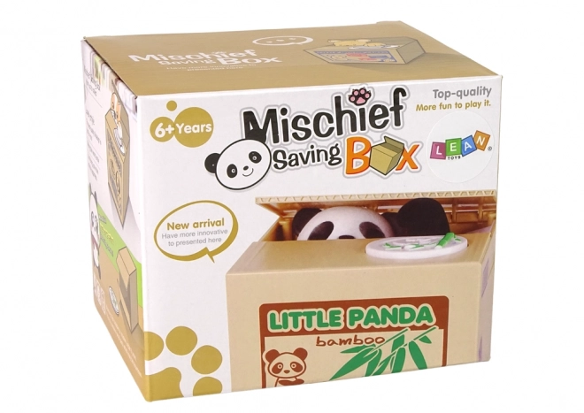 Salvadanaio Panda Bambù