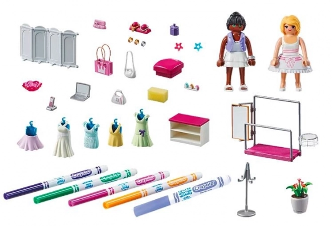 Butik con Abbigliamento Playmobil Color