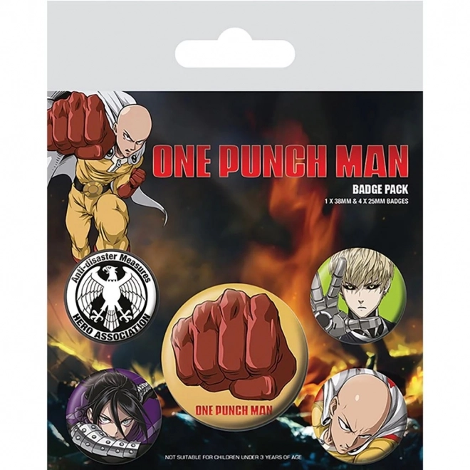 Set di spille One Punch Man