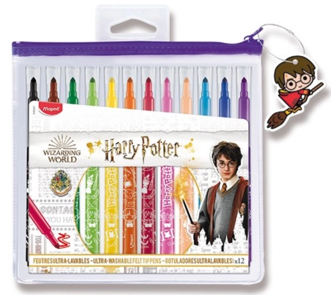 Pennarelli lavabili MAPED Harry Potter 12 colori