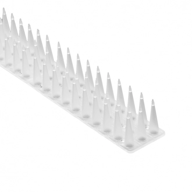 Punte di plastica anti-piccione bianche