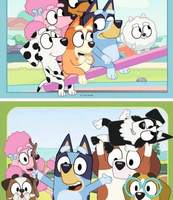 Puzzle Bluey Ravensburger al parco giochi