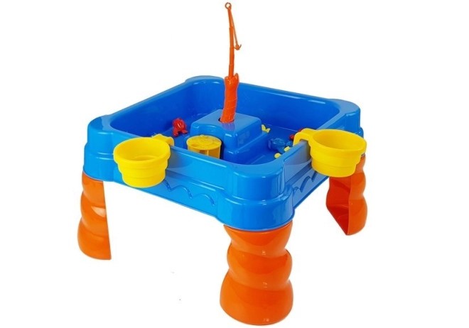 Tavolino d’acqua con flusso rotante