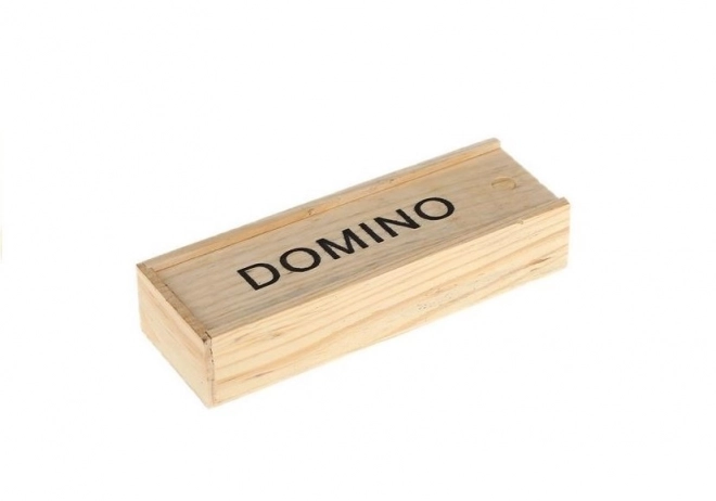 Gioco Domino in Scatola di Legno 28 Pezzi