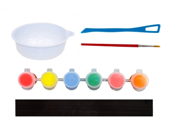Set fai da te per dipingere magneti in gesso di dinosauri