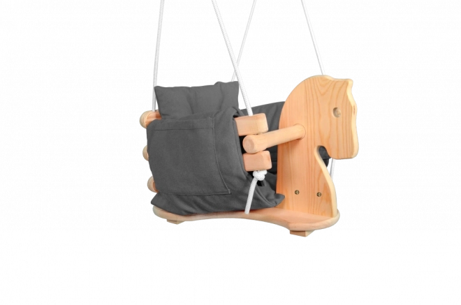 Altalena per bambini design Cavallino