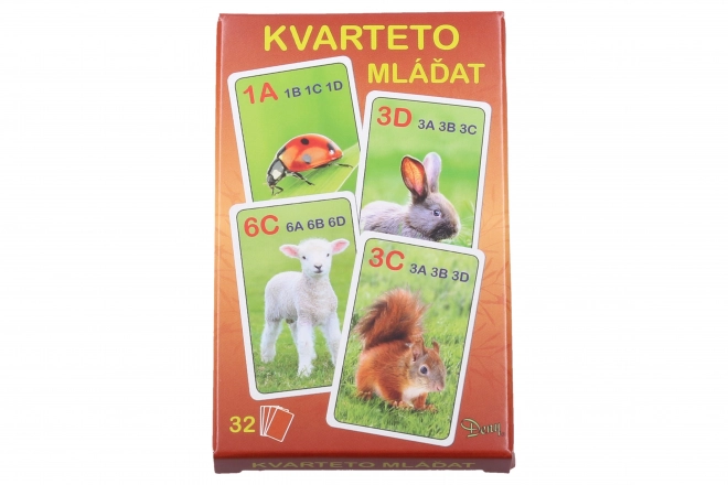 Gioco di carte Cuccioli Kvarteto