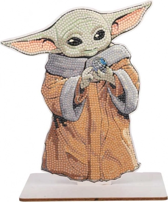 Pittura di diamanti XL Star Wars: Grogu