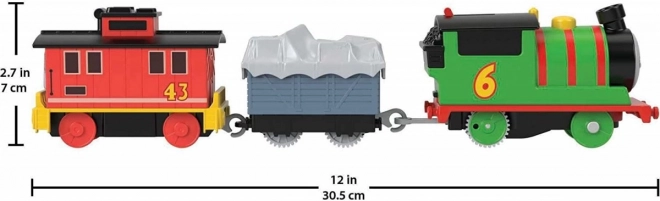 Trenino Percy e carrozza freno Bruno di Thomas & Friends