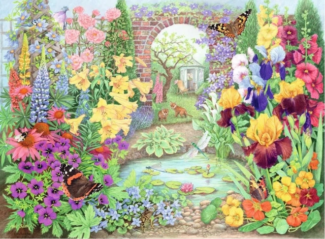 Puzzle Jardiniere Incantevoli 4x500 pezzi