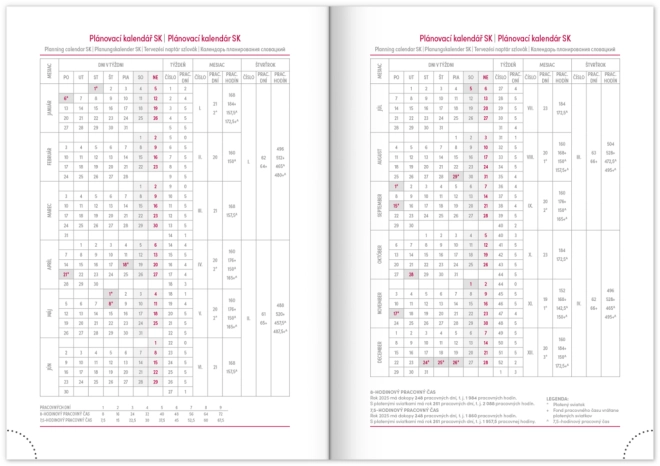 Panoramica bimestrale e calendario multilingue