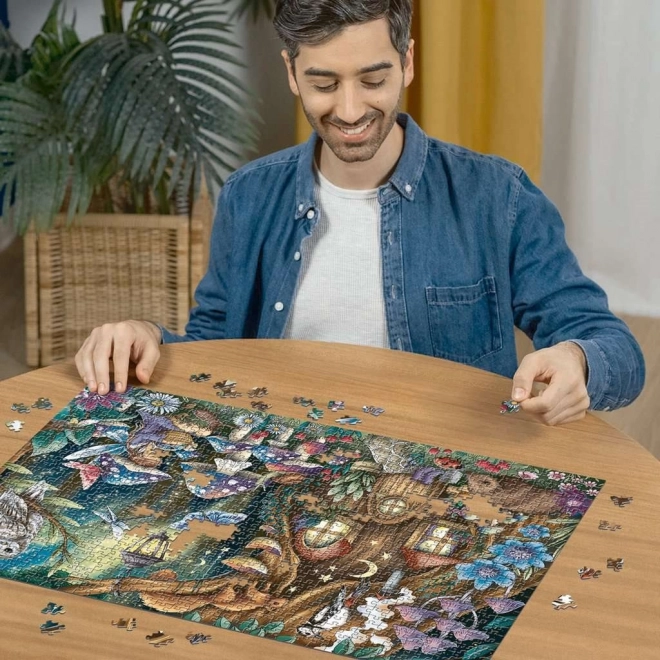 Puzzle 1000 Pezzi Ravensburger nel Bosco Incantato