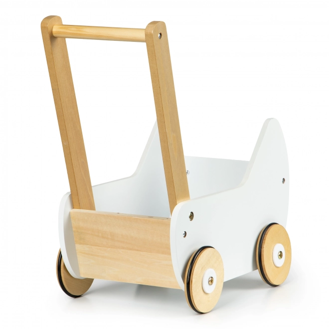 Passeggino in legno per bambole ECOTOYS