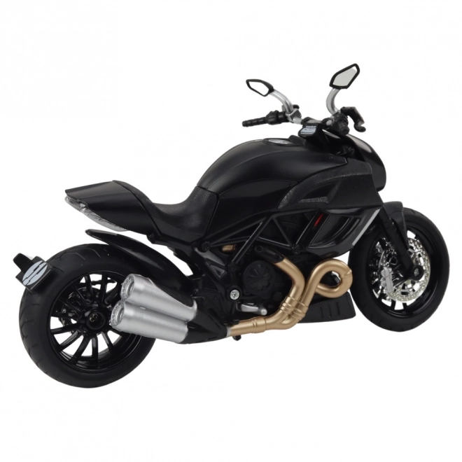 Motocicletta sportiva in metallo con LED e suoni