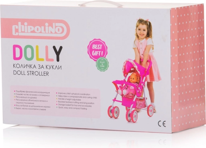 Passeggino sportivo per bambole Chipolino Dolly Multicolore