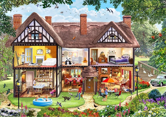 Puzzle double-face 2 in 1 per divertimento raddoppiato