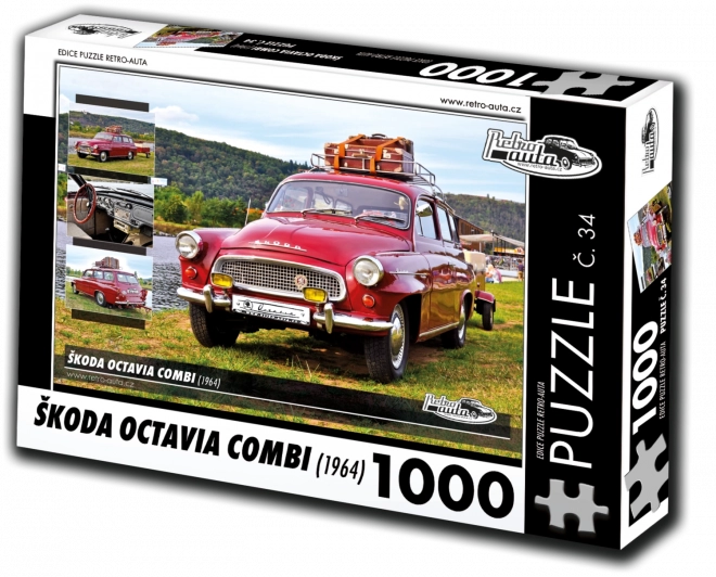 Puzzle auto d'epoca Škoda Octavia Combi (1964) 1000 pezzi