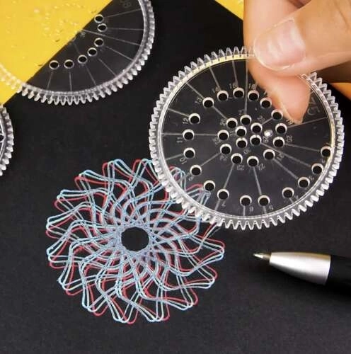 Set per disegno creativo Maaleo - Spirografo