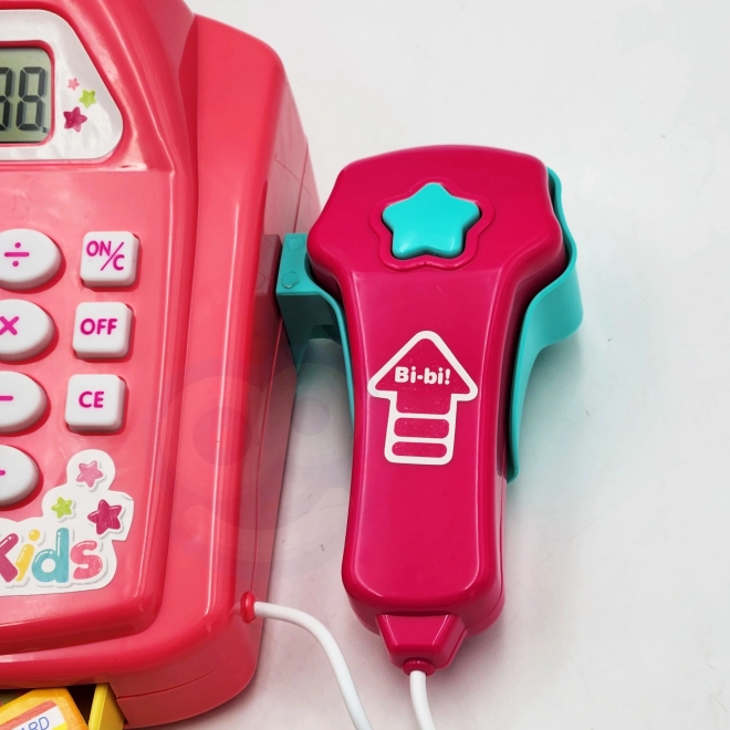WOOPIE Cassa dei bambini con scaffale e accessori rosa