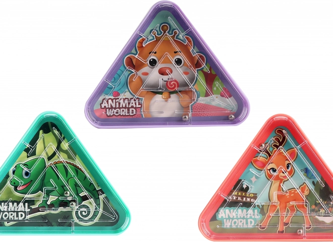 Gioco del labirinto con animaletti