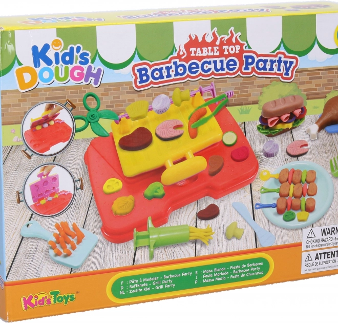 Set creativo barbecue con pasta modellabile