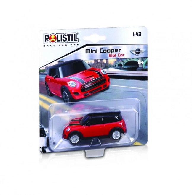 Macchinina Slot Polistil Mini Cooper 1:43 Rossa