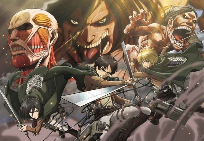 Clementoni Puzzle Anime Collection: Attack on Titans 500 pezzi