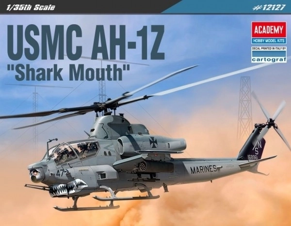 Elicottero modello USMC AH-1Z Shark Mouth