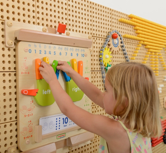 Tabellone Sensoriale Flex Montessori per Imparare a Contare Masterkidz