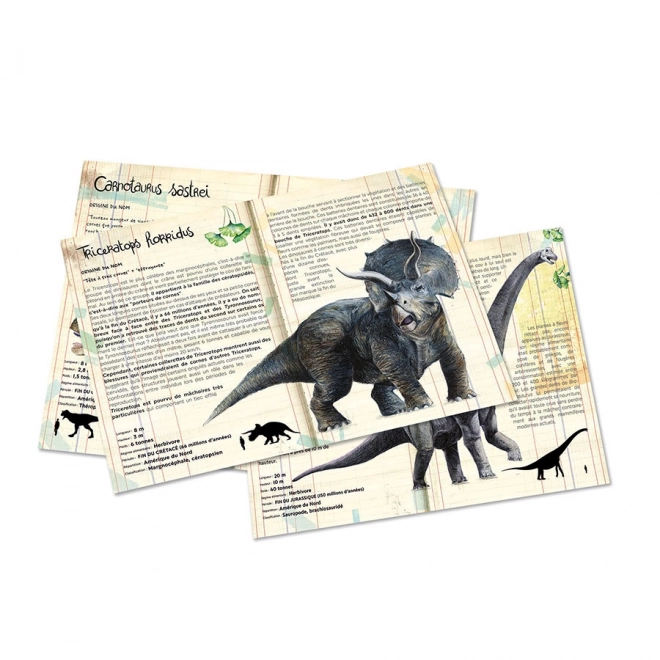 Vilac set di 3 puzzle dei dinosauri