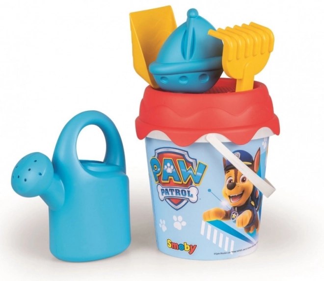 Secchiello Paw Patrol con annaffiatoio e accessori, medio