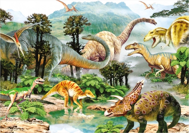 Puzzle Dinosaur Planet 100 Pezzi