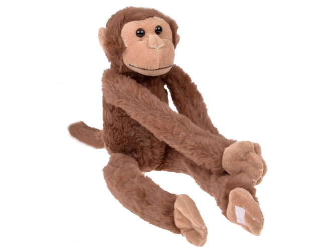Mascotte di scimmia appesa marrone 40 cm