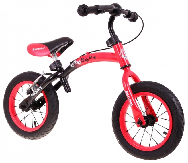 Bicicletta Senza Pedali per Bambini Boomerang SporTrike Rossa