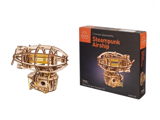 Ugears dirigibile steampunk in legno 3D