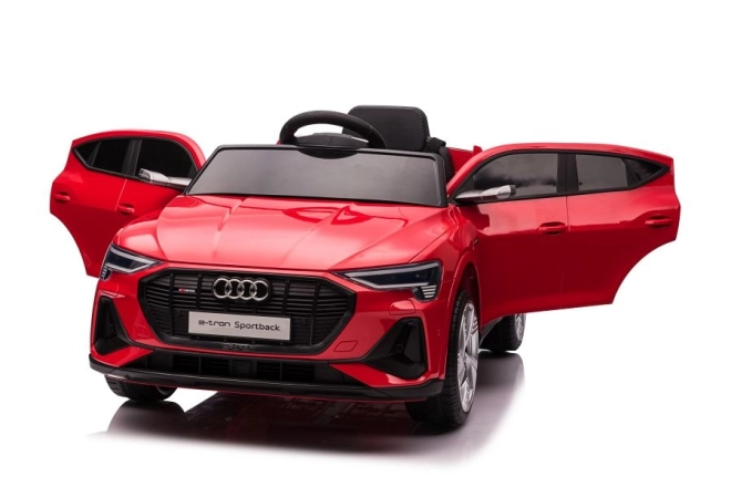 Audi E-Tron auto rosso a batteria QLS-6688