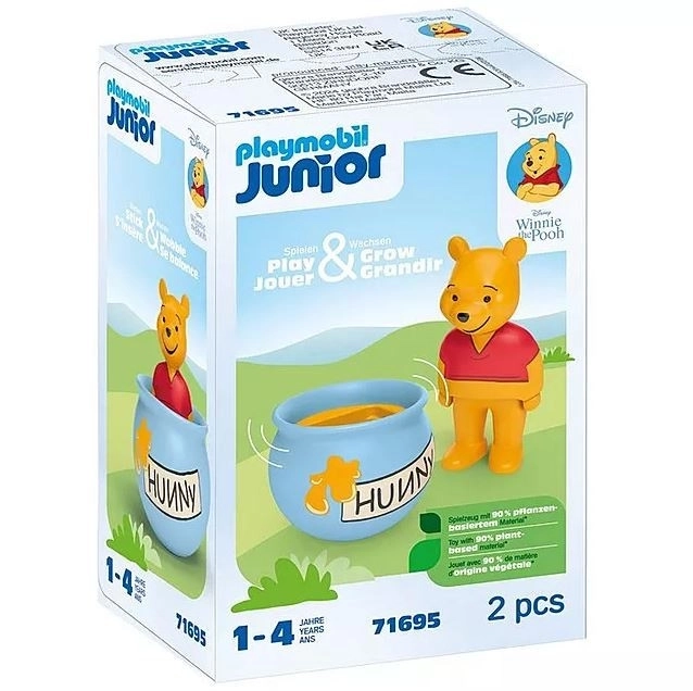 Figurina Junior Disney Barattolo di Miele di Winnie the Pooh