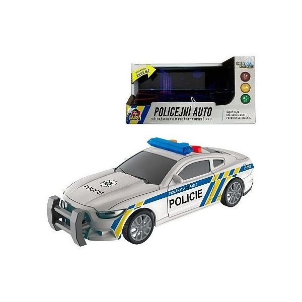 Auto della polizia con suoni in ceco