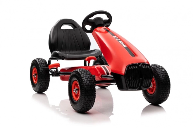 Gokart a pedali rosso